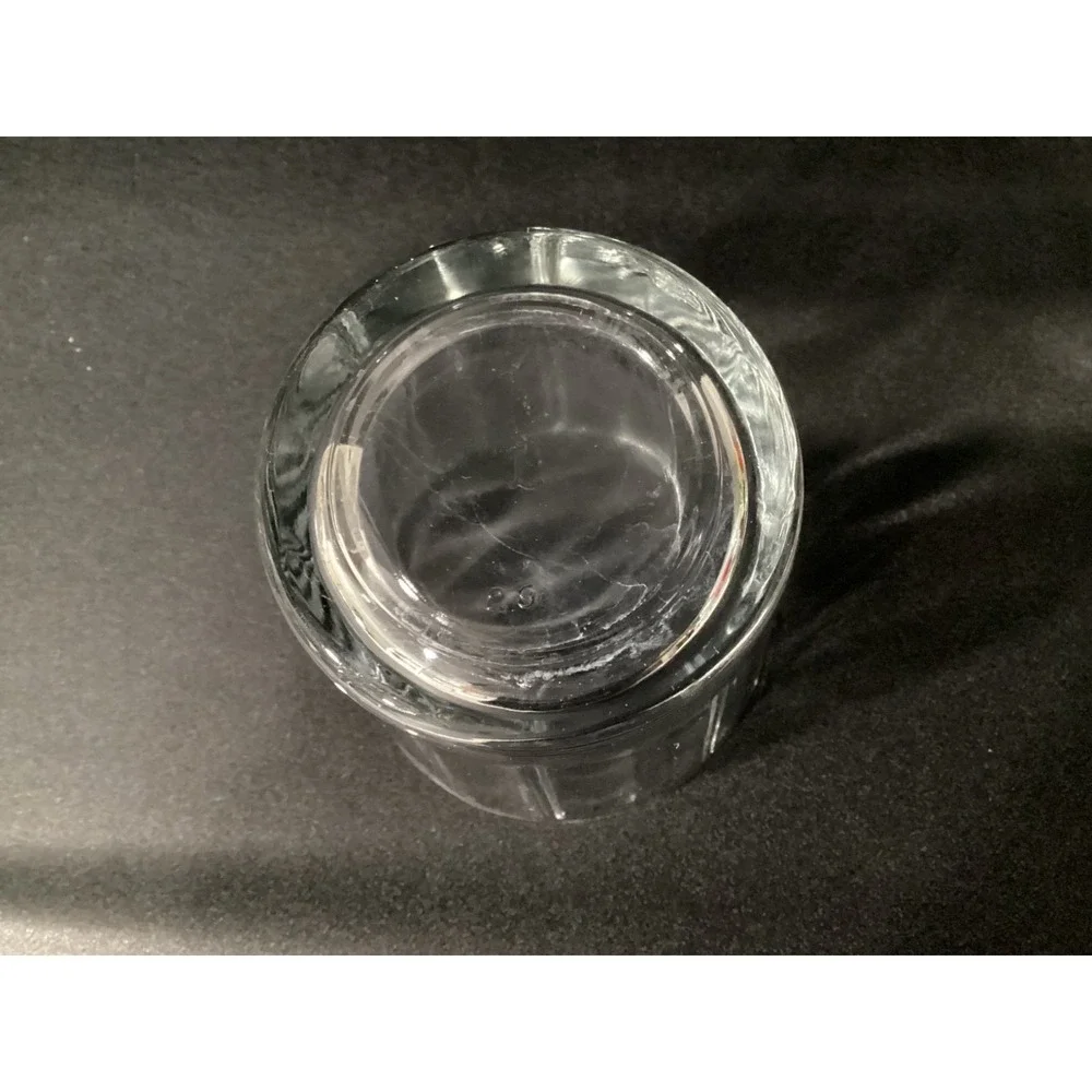 Libbey Short Paneled Clear Whiskey Glass Tumbler 4